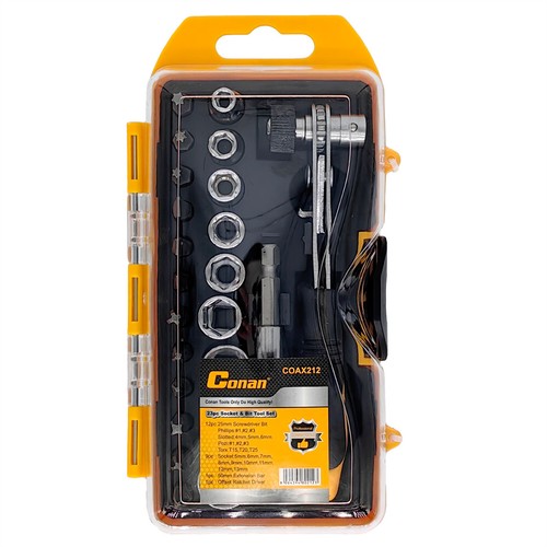 Conan Socket & Bit Tool 23 Pieces Set COAX212