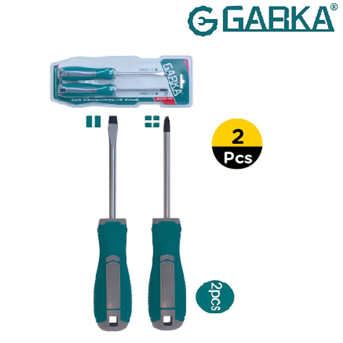 Gabka Screwdriver Set 2 Pieces