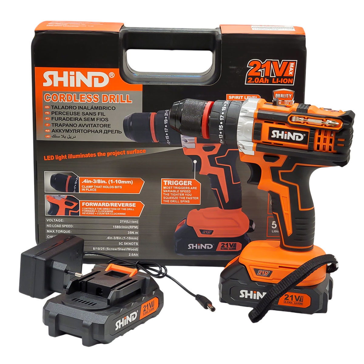 Shind Cordless Drill 21V Max - 13970-34741