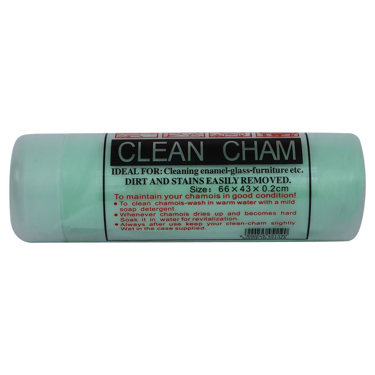 Clean Cham for Cleaning Enamel Glass Furniture