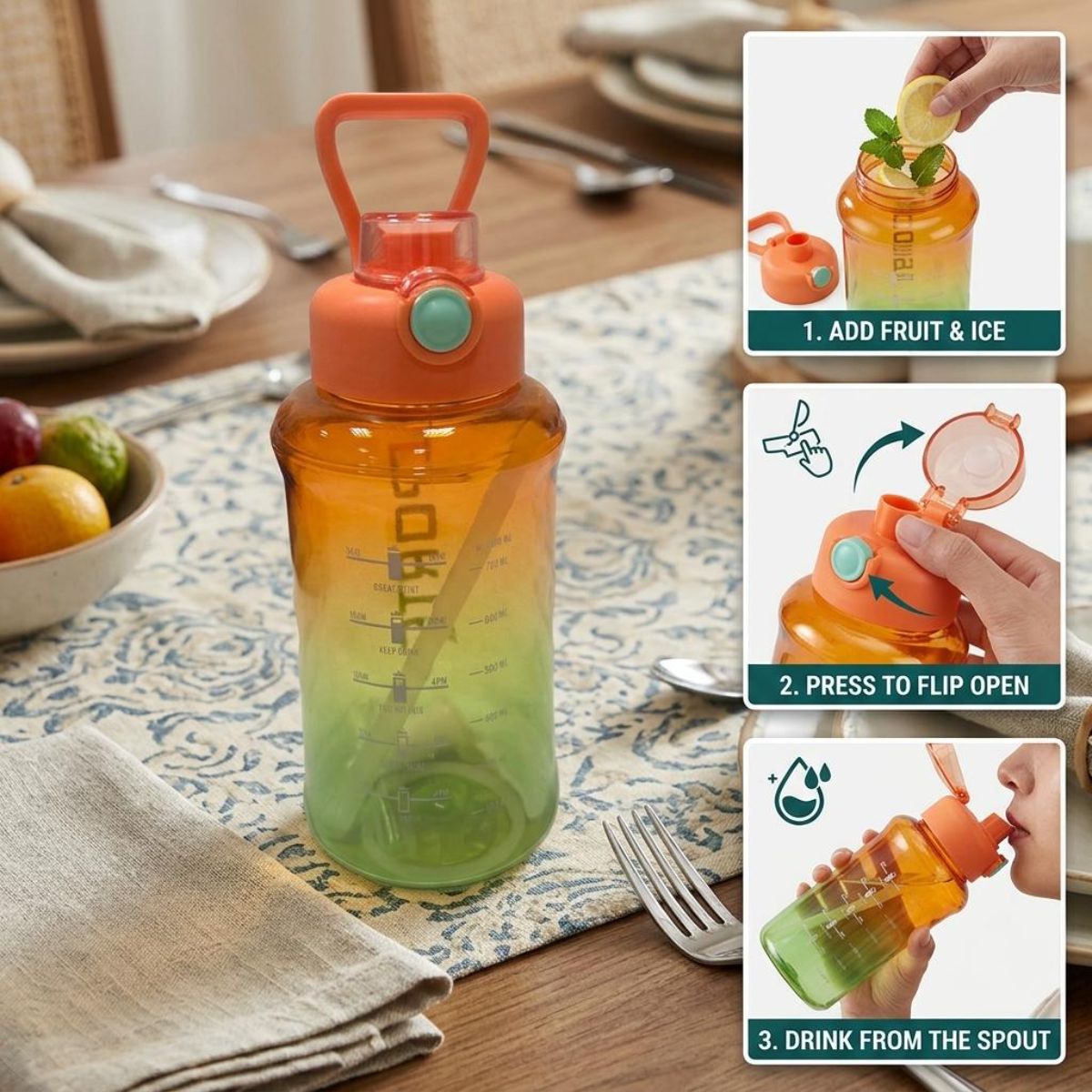 Stp-Water Bottle 1Ltr