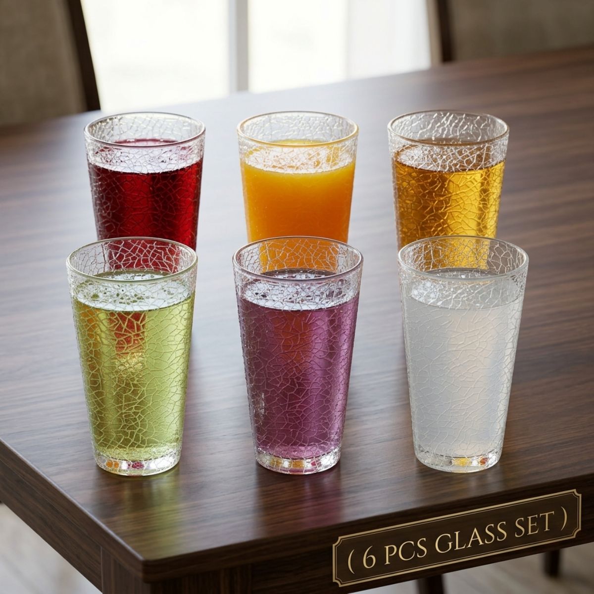 Stp-Water Glass  Set 6Pcs