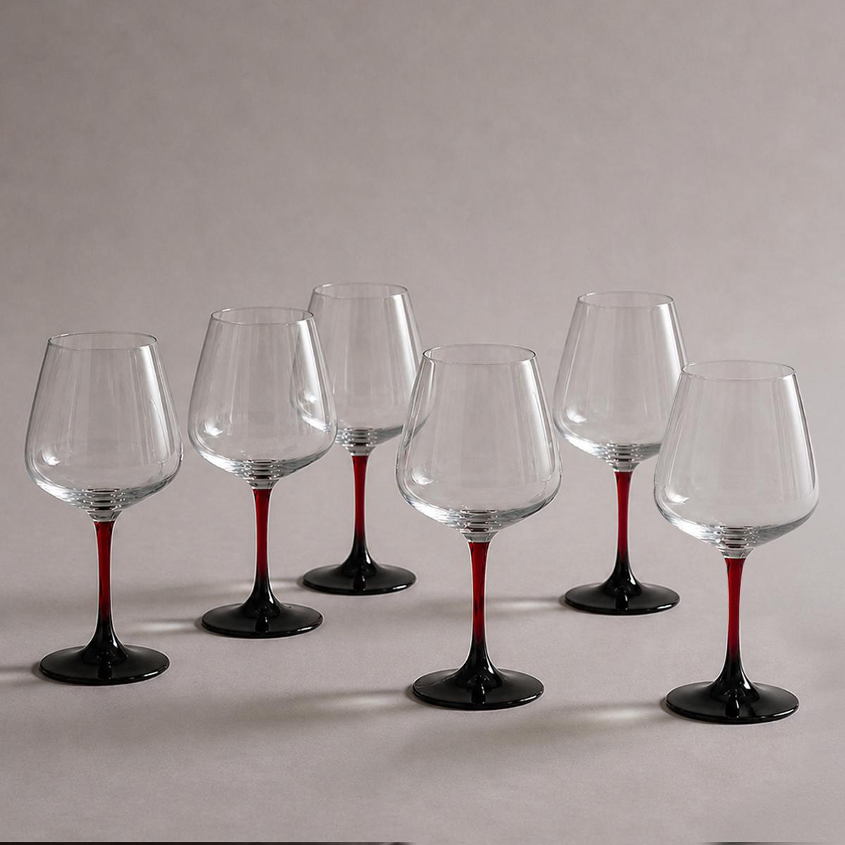 6Pcs Glass Goblet