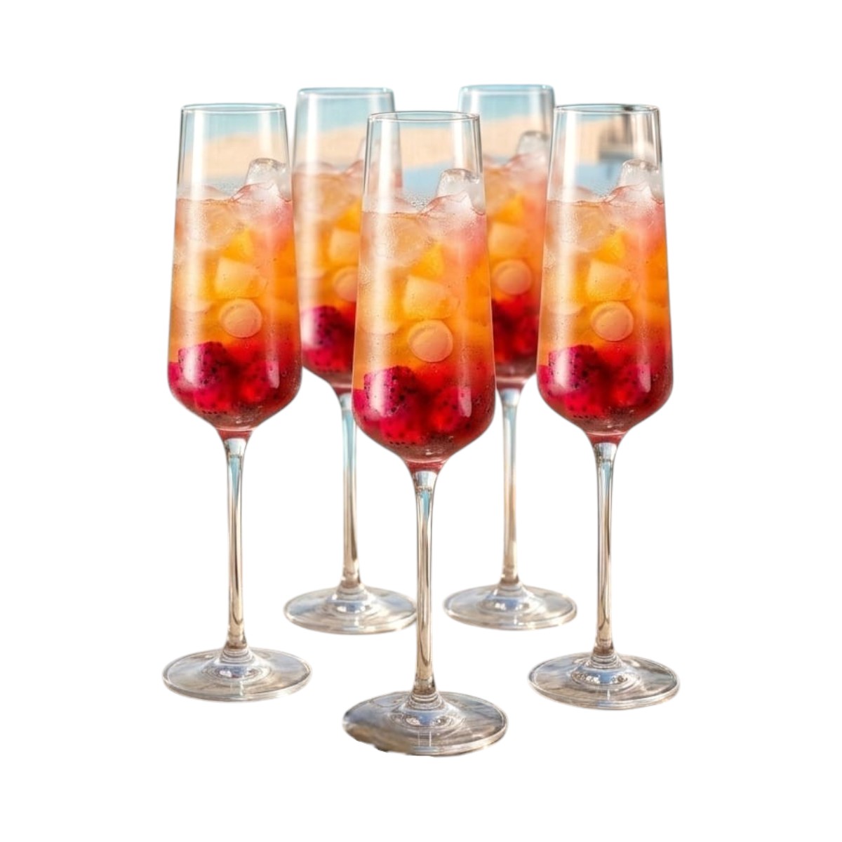 Crystal Glass Vase - 0710-0711-324-W