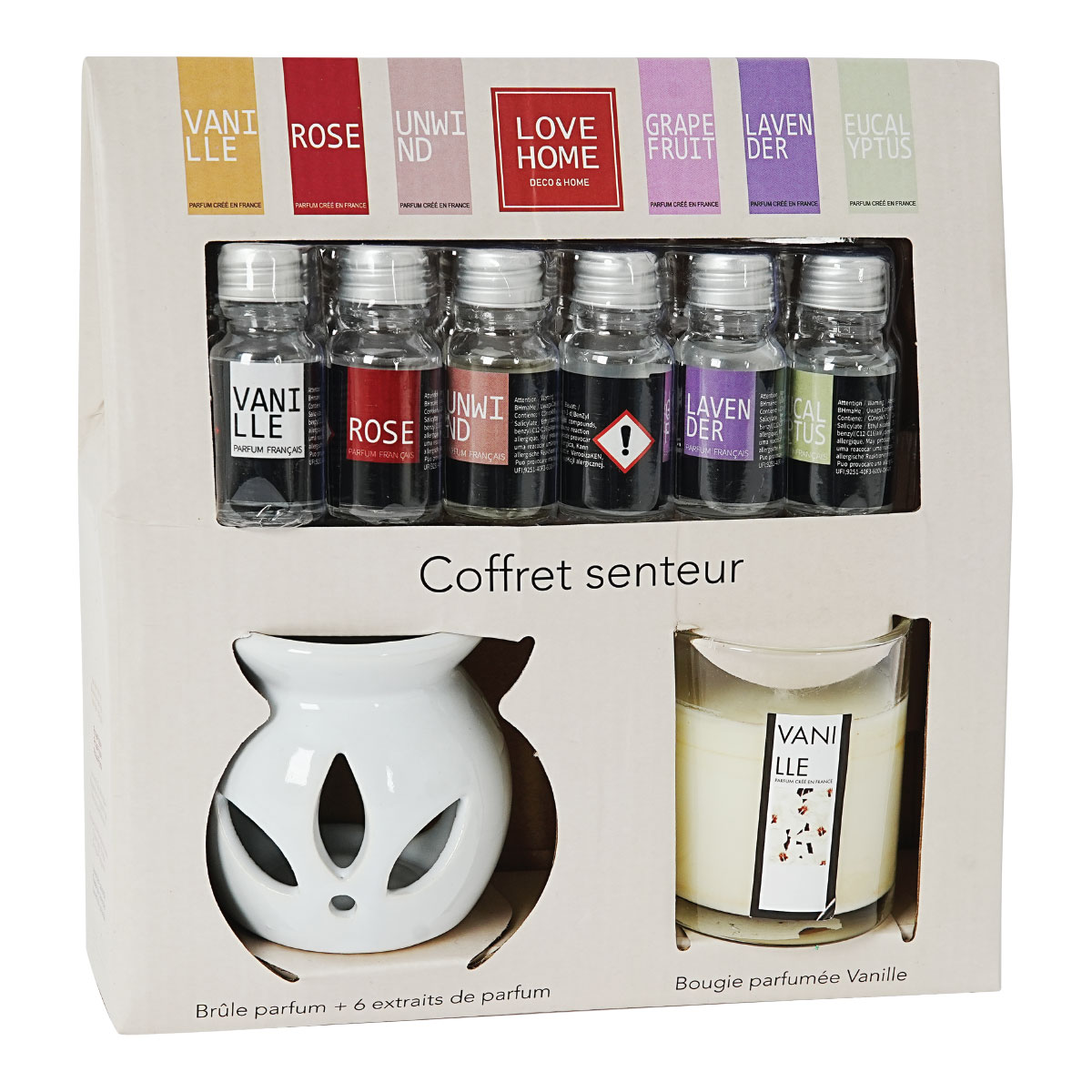 Burner With 6 Pieces Assorted Oil Set - AXM022