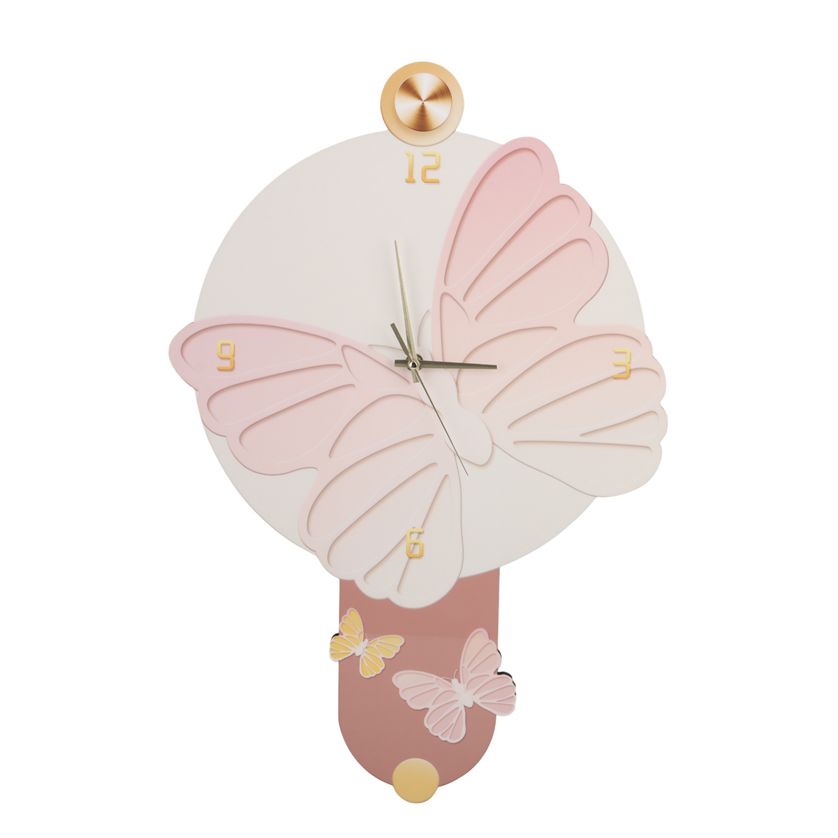 Butterfly Design Wall Quartz Clock-6
