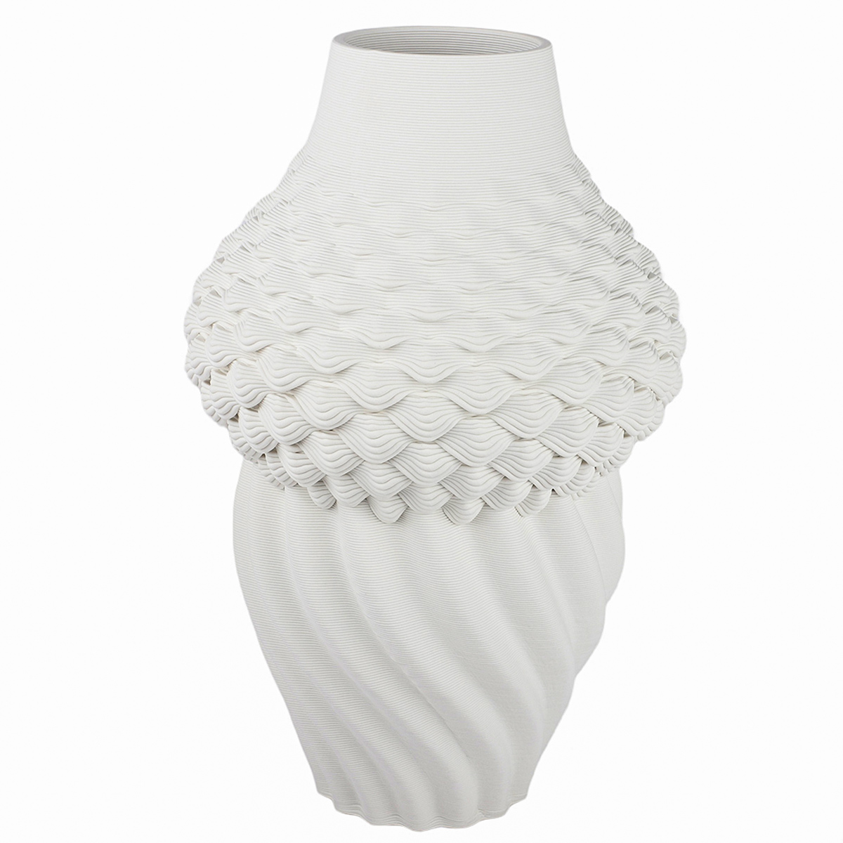 Flower Ceramic Base 17x17x29cm