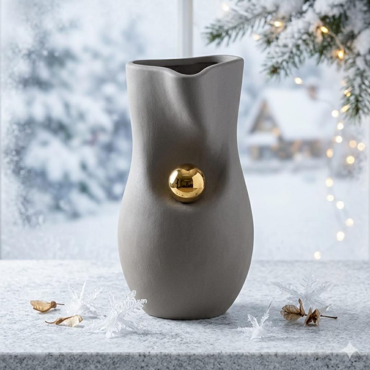 Ceramic Flower Vase 12X25.5Cm