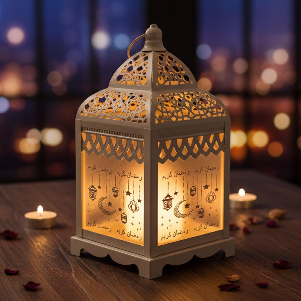 Ramadan Eid Metal Led Lantern ZD013S