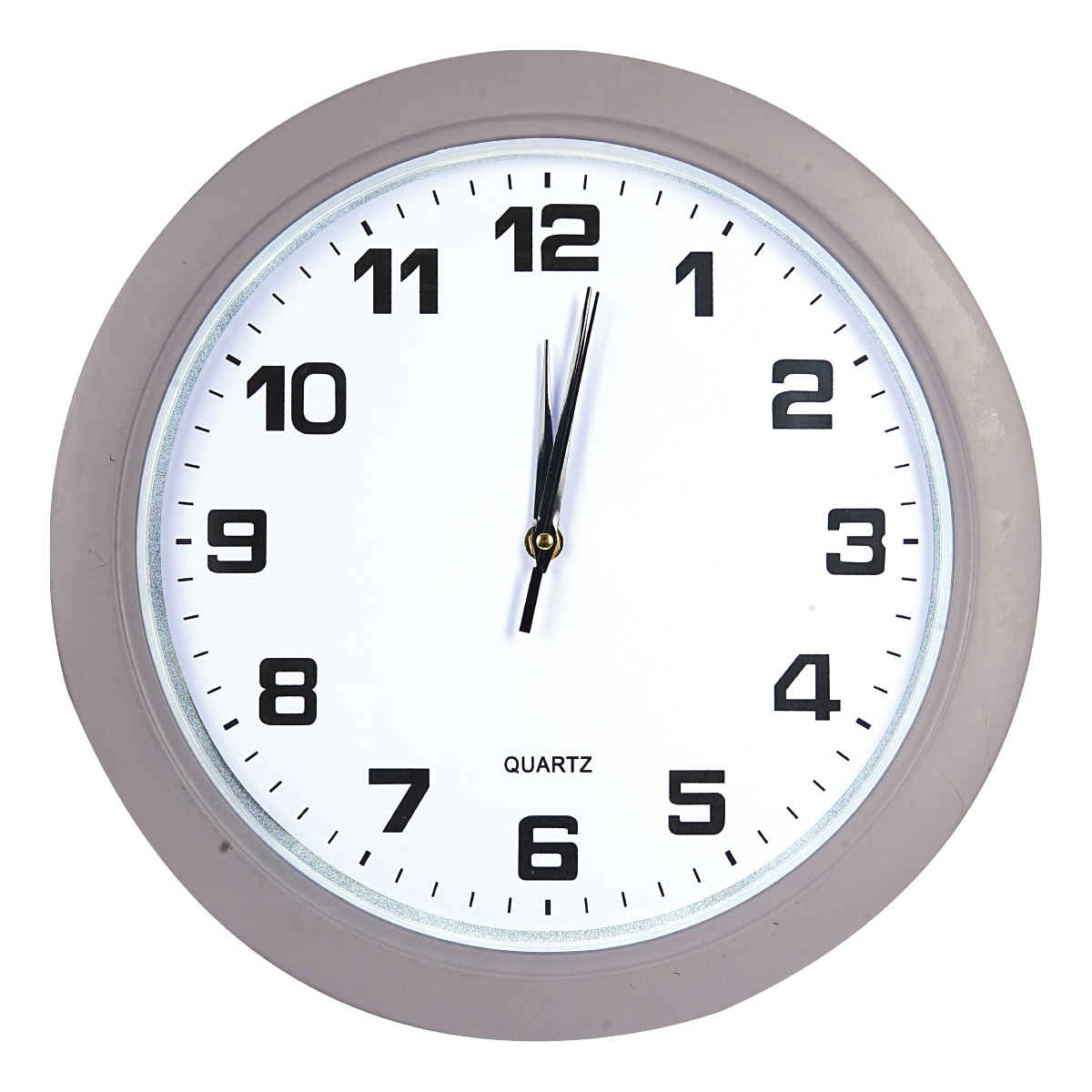 Quartz Wall Clock White Dial 