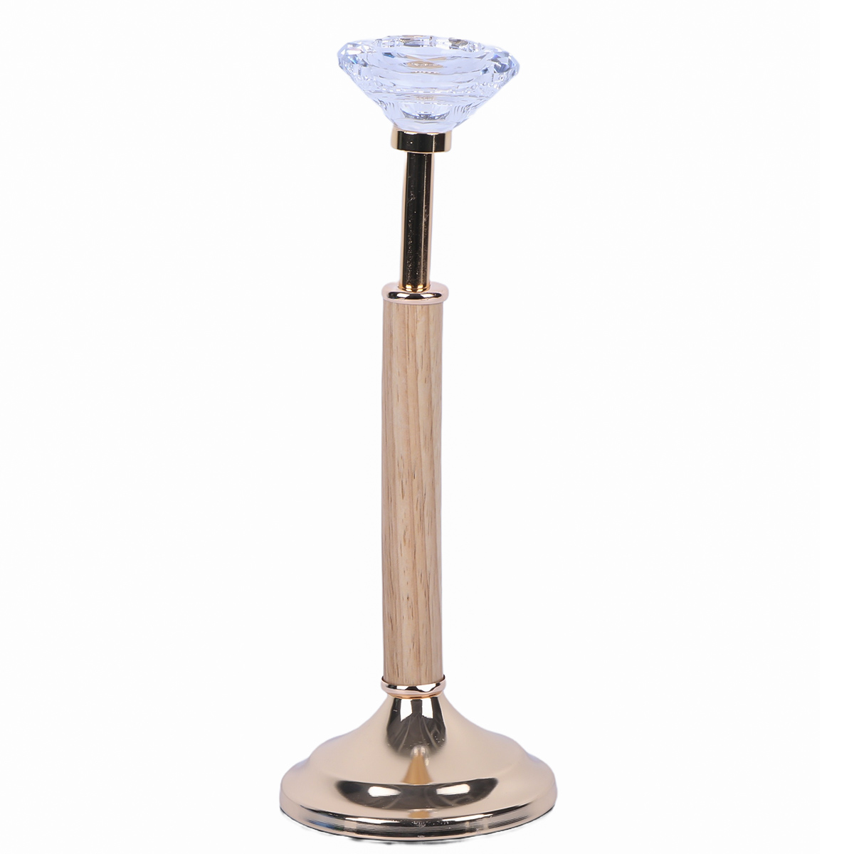 Metal Candle Holder Large Gold