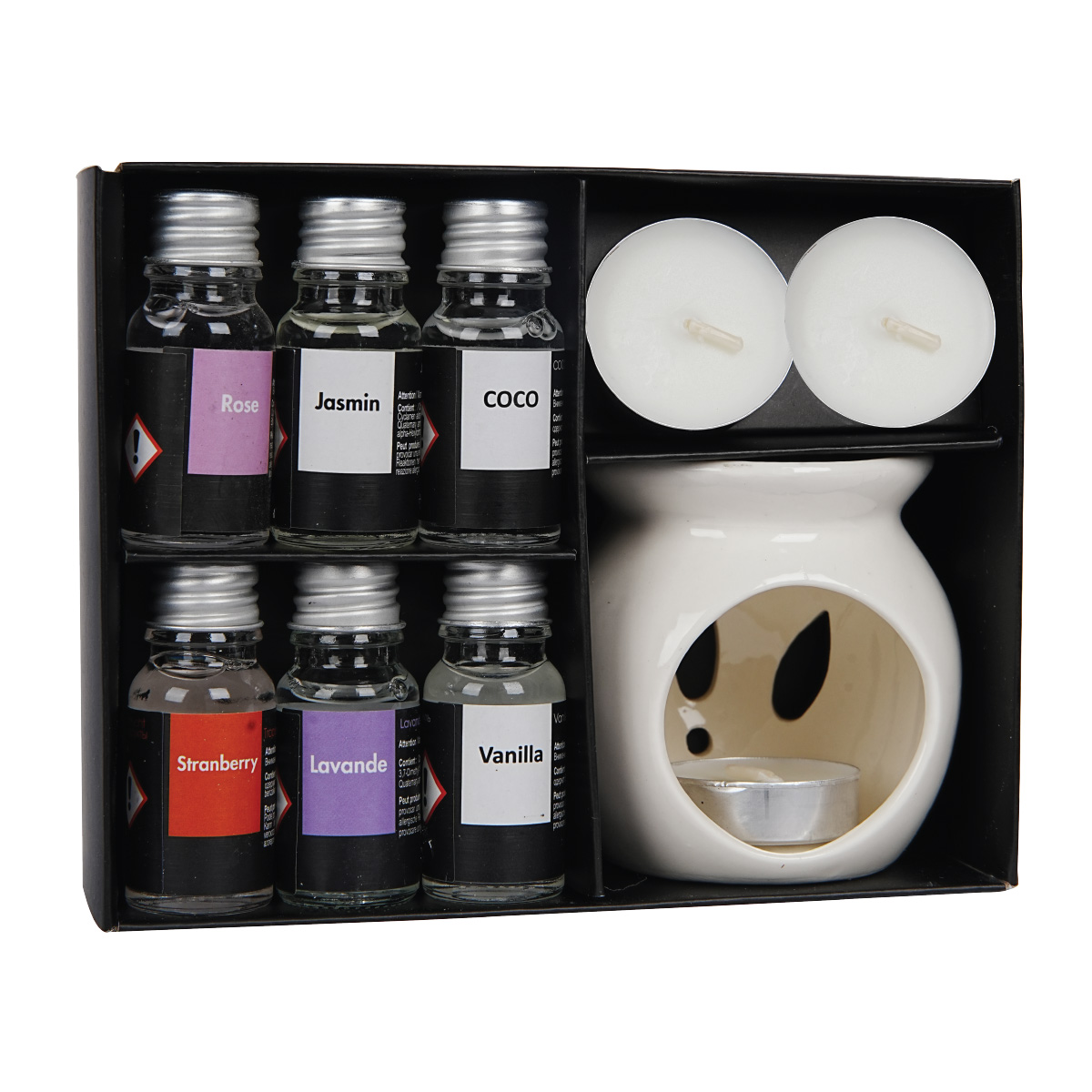 Aroma Oil Burner Set With Essential Oils