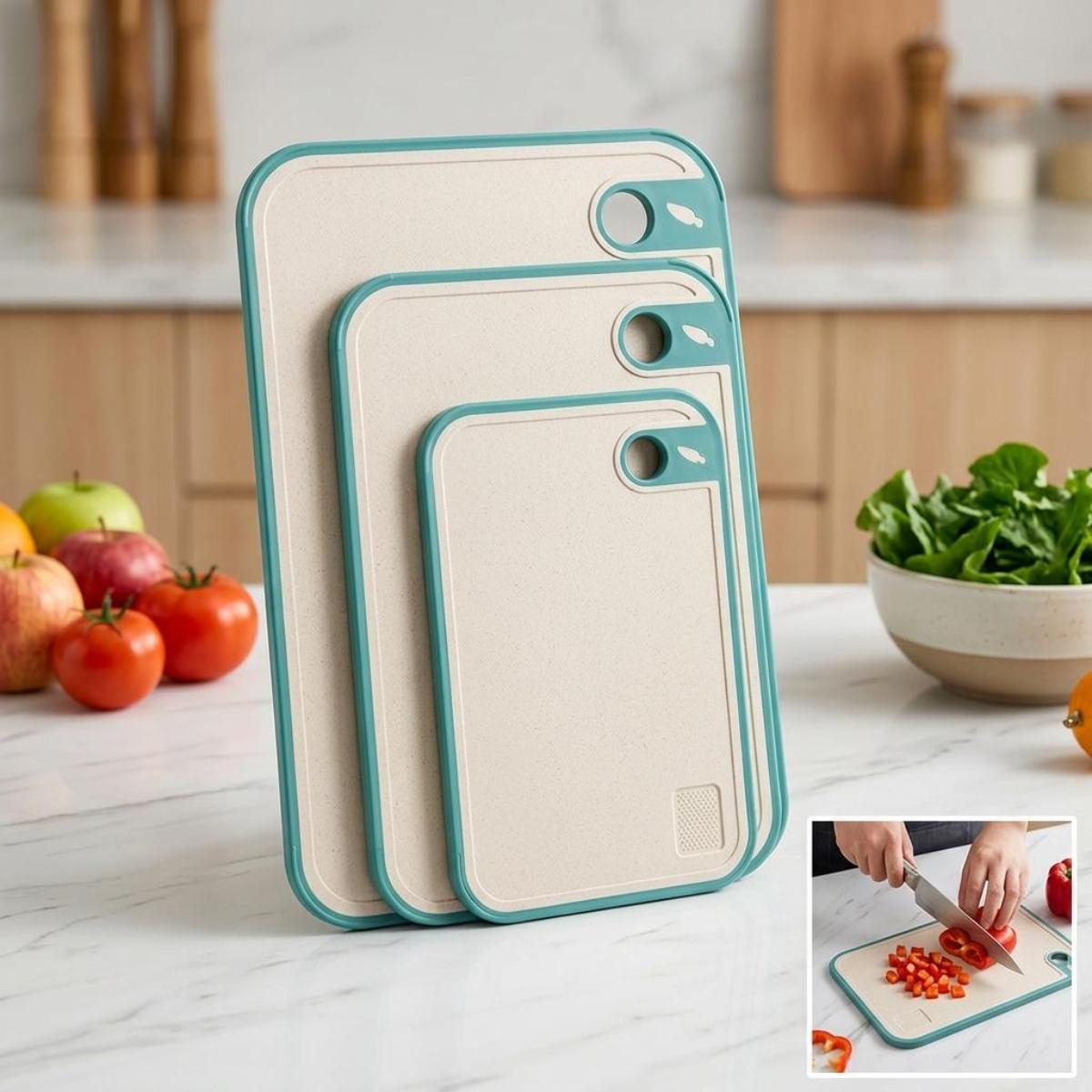 3Pcs Cutting Board 26X16X0.7