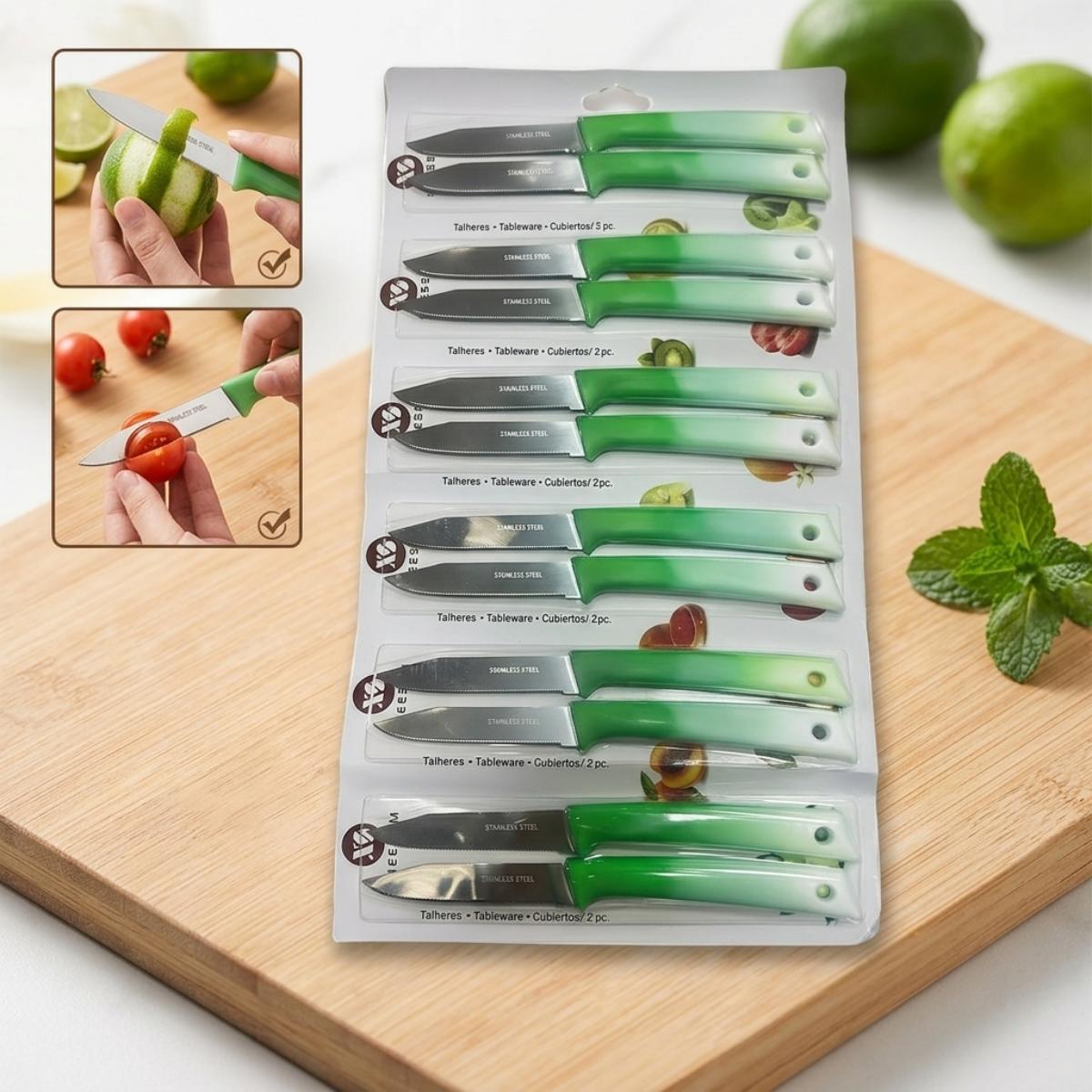 12 Pcs Fruit Knife Set