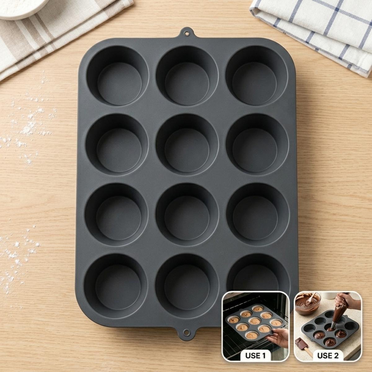 Silicone Cake Mould - Gray