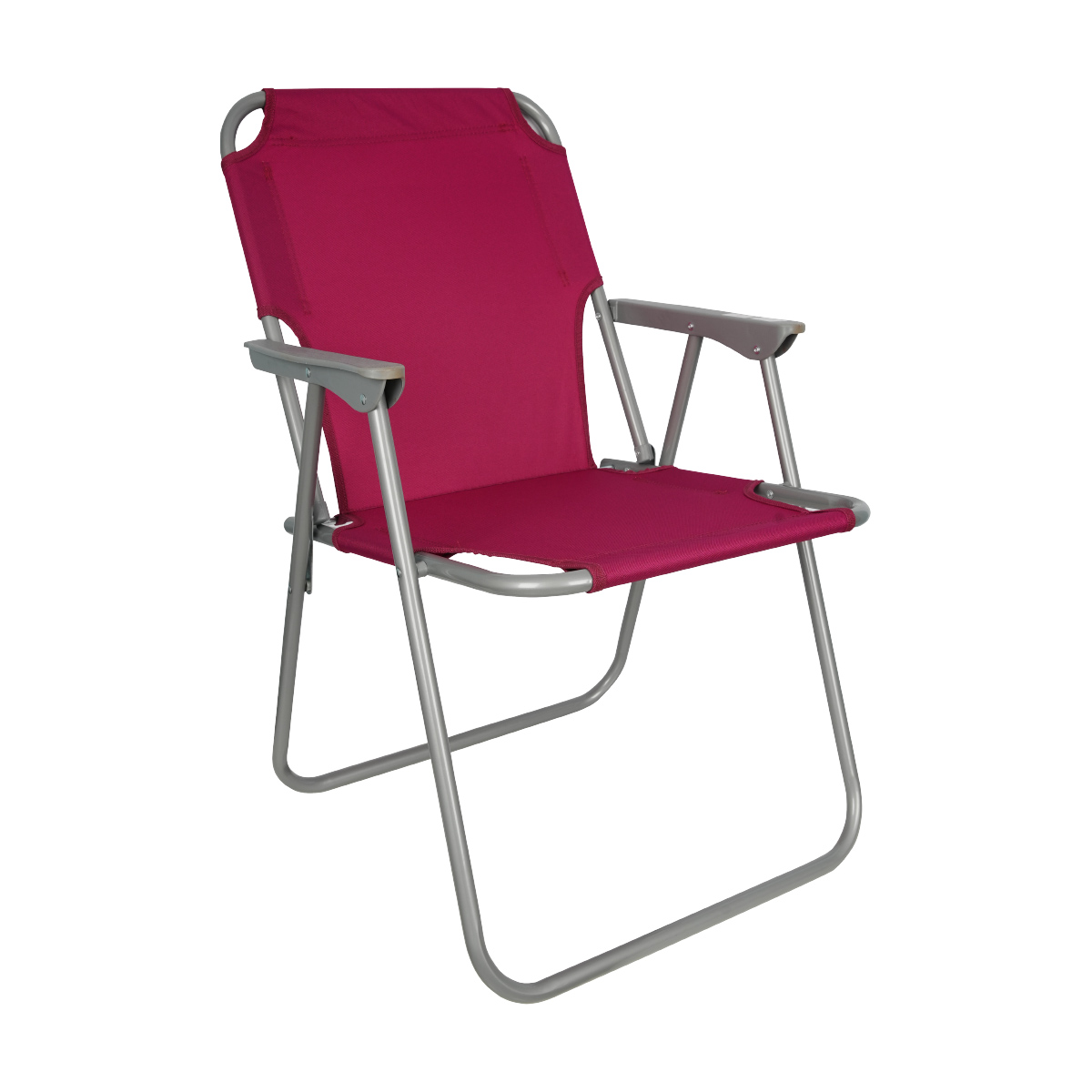 Folding Beach Chair Red X-2-10494