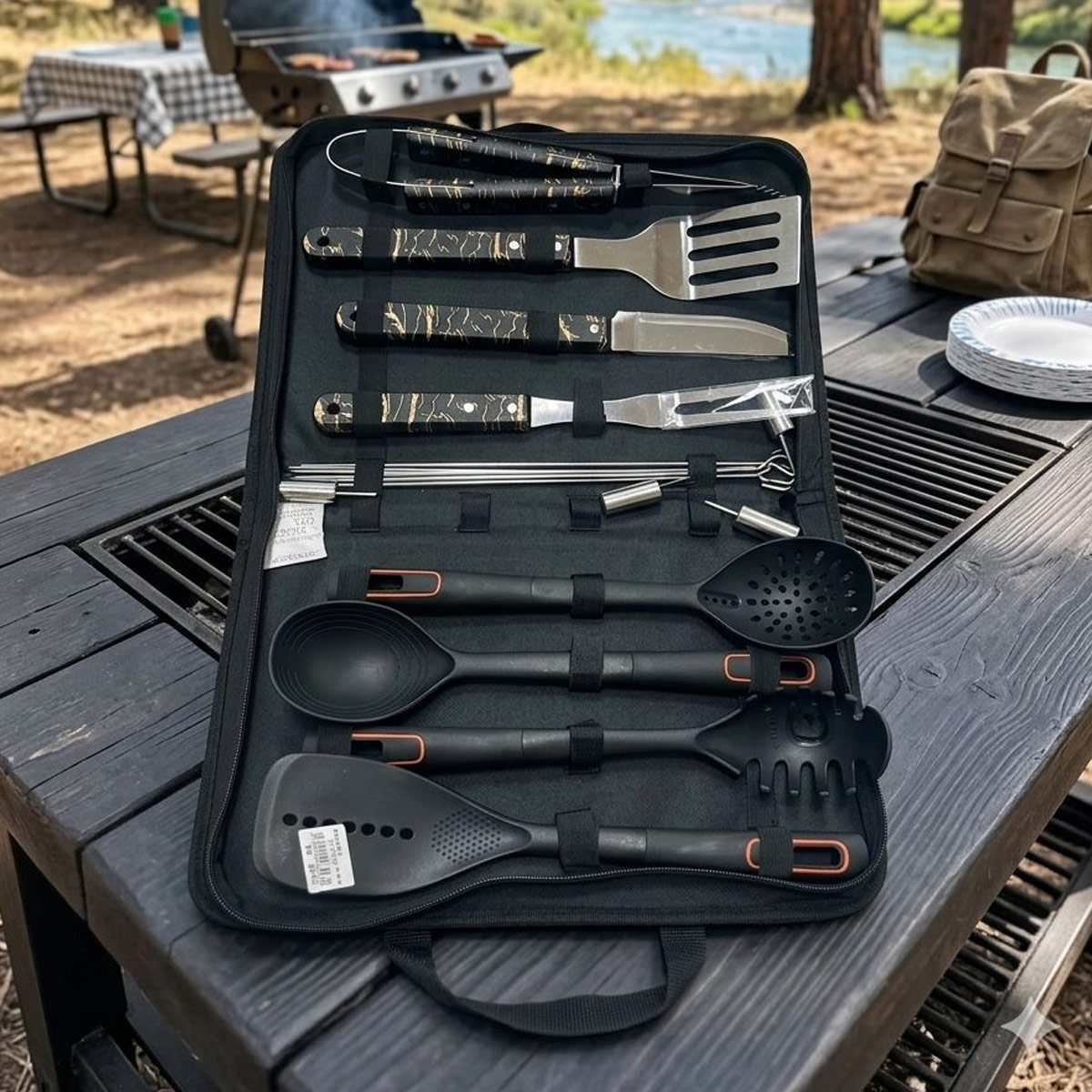 Barbecue Tools Set with Nylon Handle - HW-A9