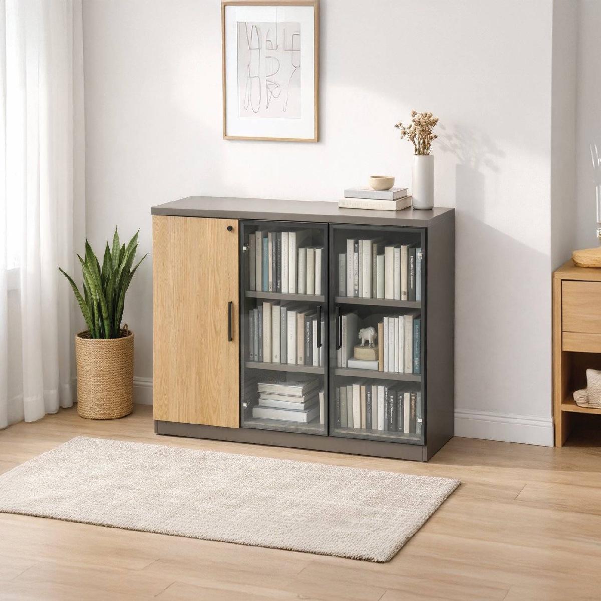 Book & File Cabinet for Office S0512EG-ELMGRY