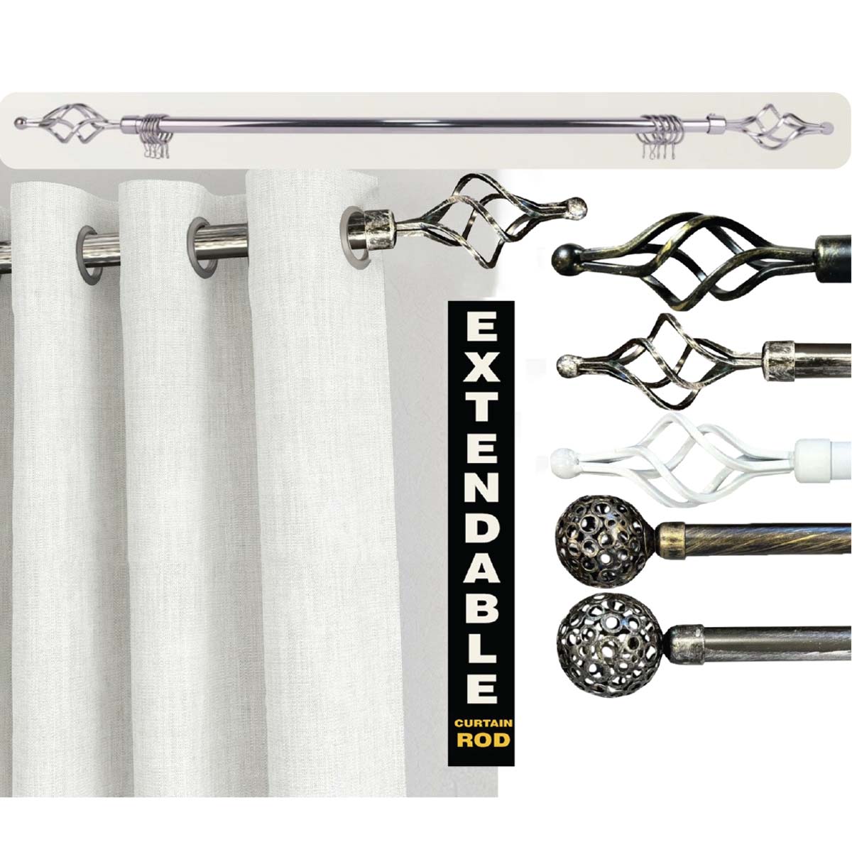 Curtain Rod 2 Meter