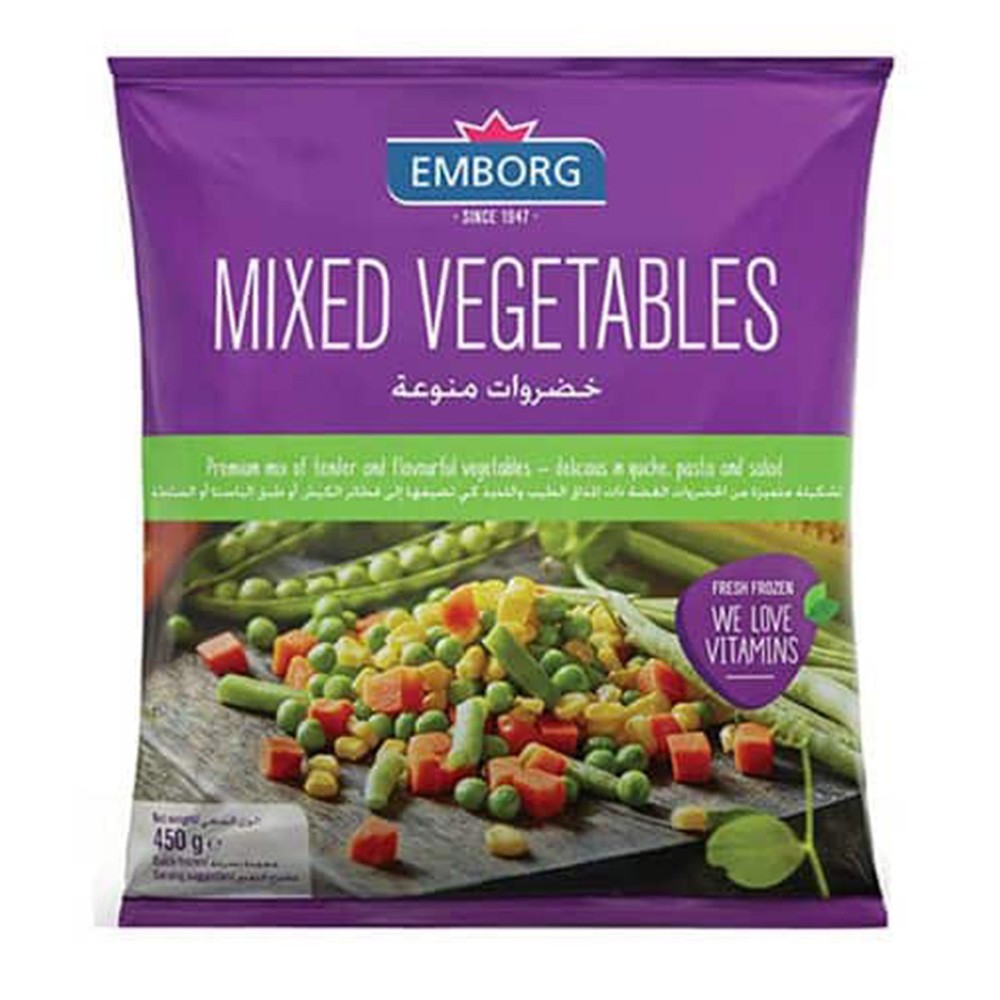 Emborg Fz Veg Mixed 450Gm