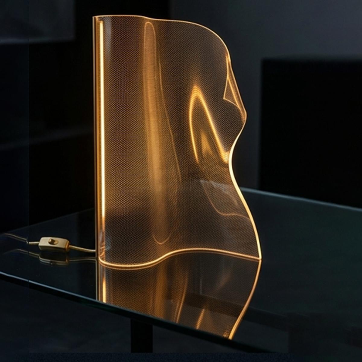Modern Design Floorlamp Yellow