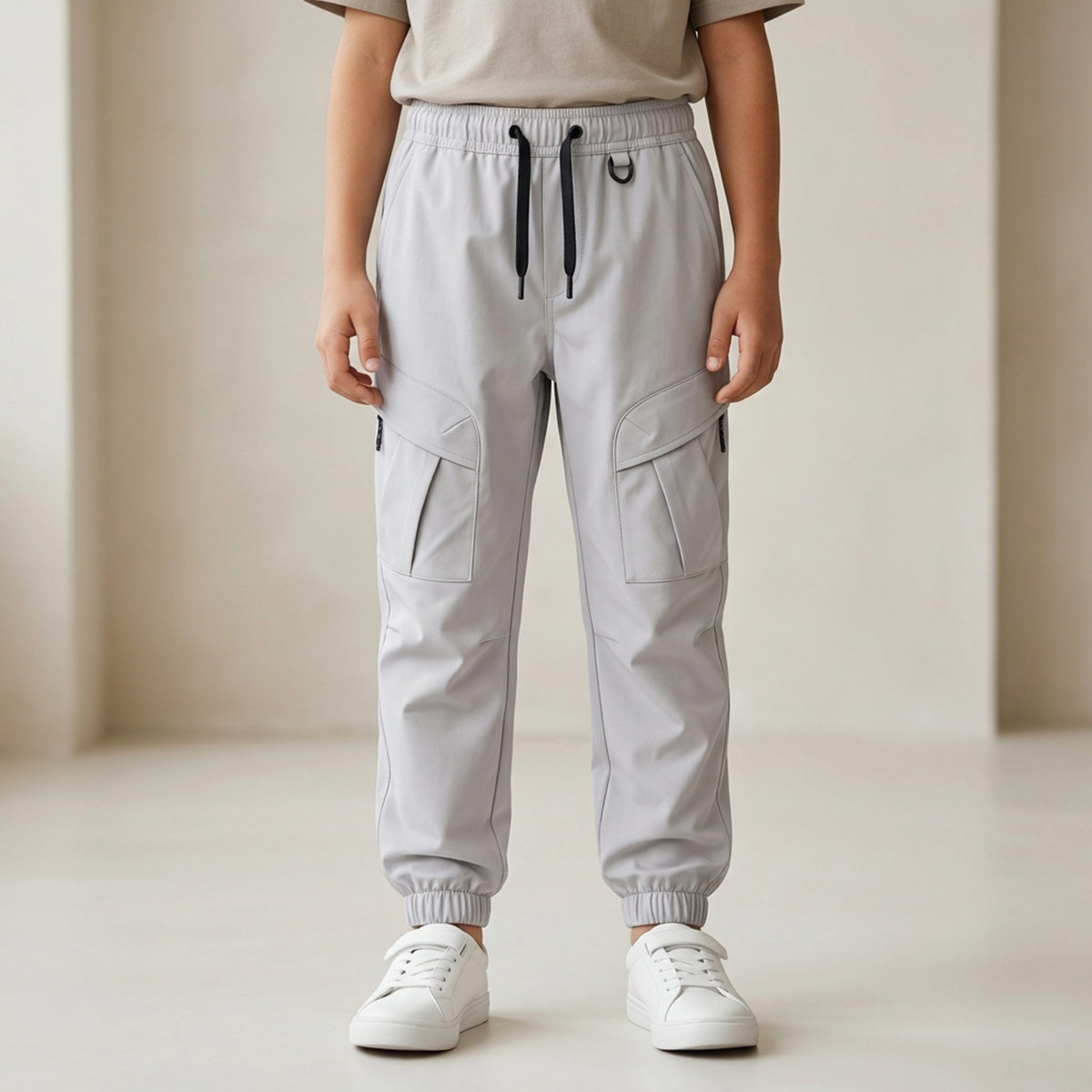 Men's Cargo Pants Prince-Light Grey