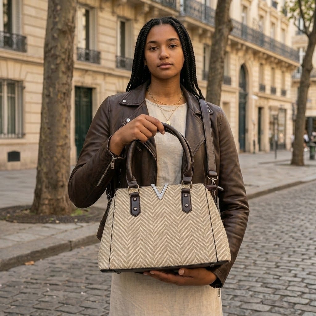 Ladies Bag-Beige