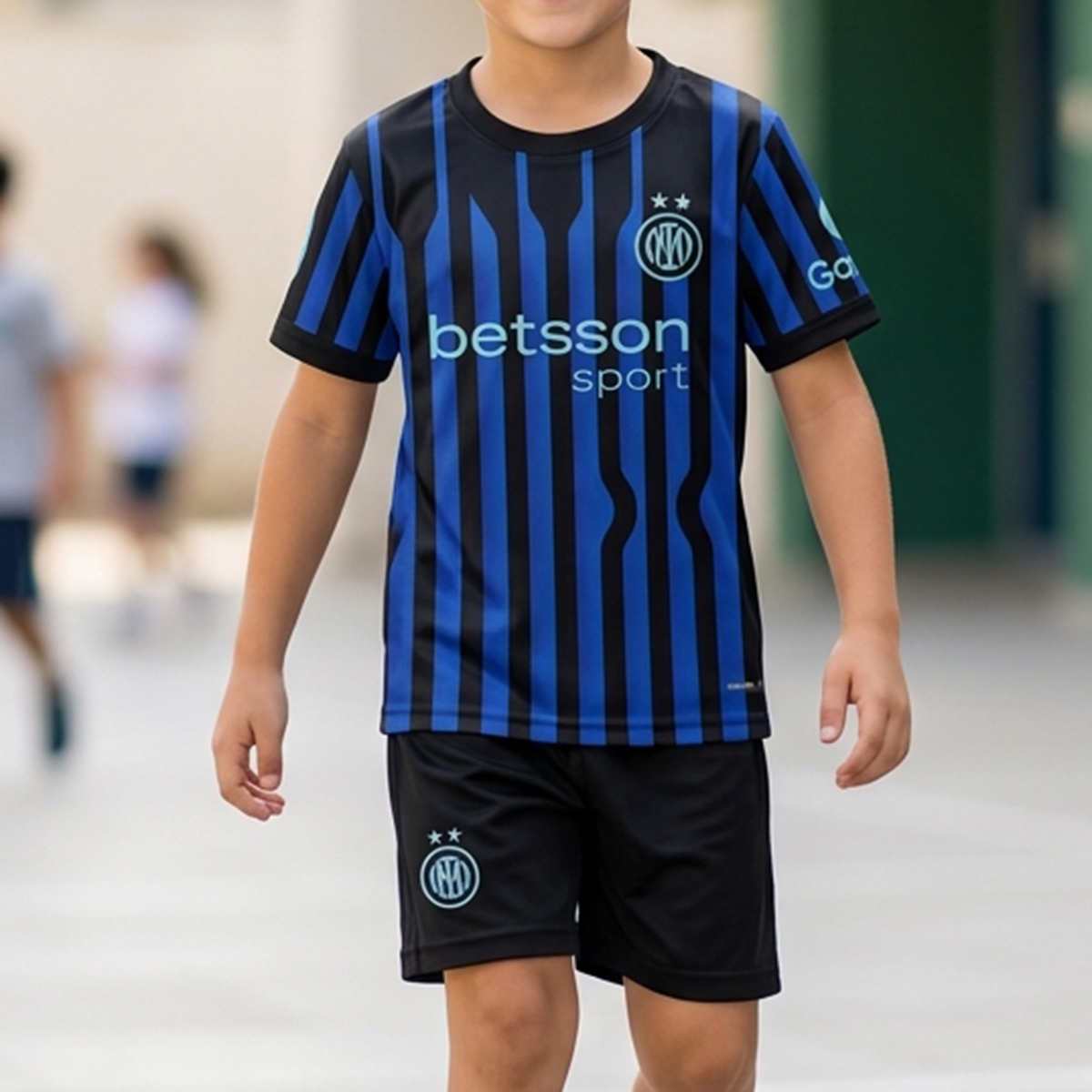 Men's Foot Ball Set Clup Prince-Black/Blue