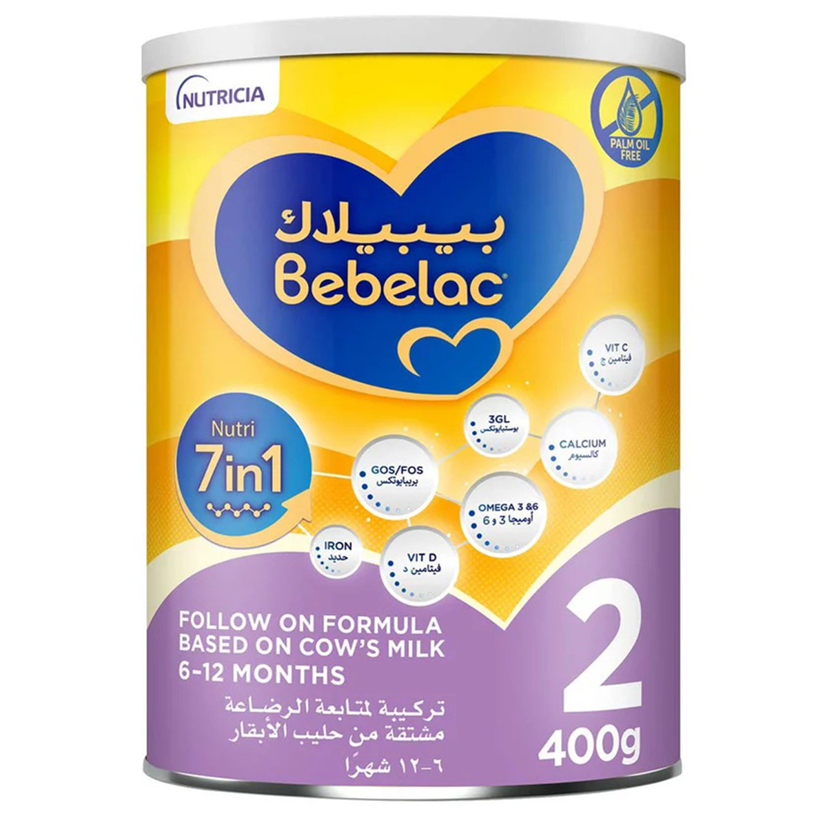 Nutricia Bebelac Nutri 7in1 Follow Up Formula 2 6-12 Months 400g