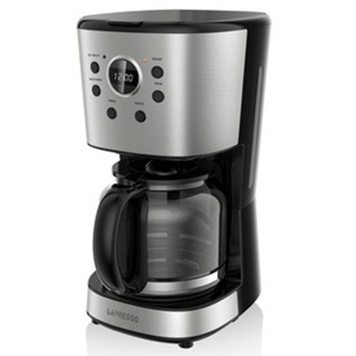 LePresso Drip Coffee Maker with Glass Carafe 1.5L, 900W, Black - LPCMDGBK