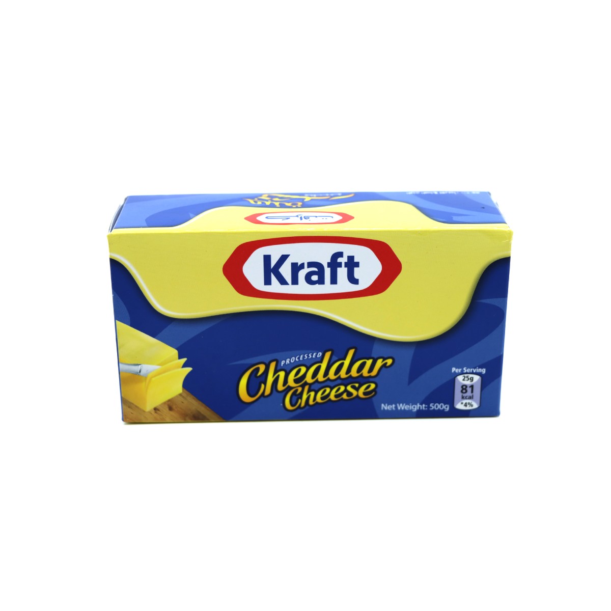 Kraft Cheese Cheddar Block 500