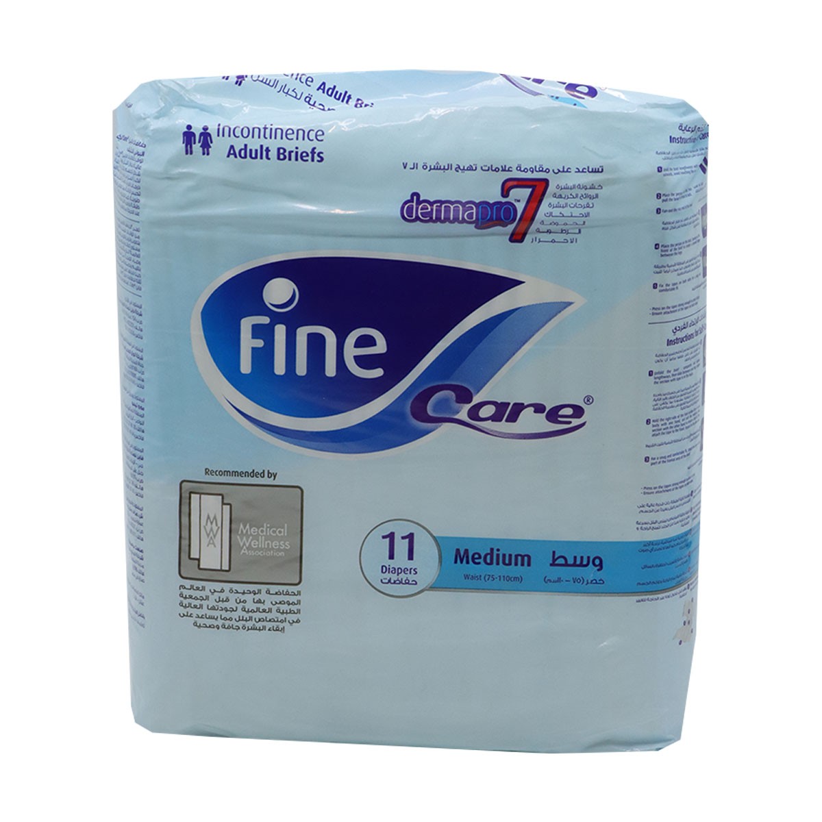 Fine Care Adult Diaper Med11X4