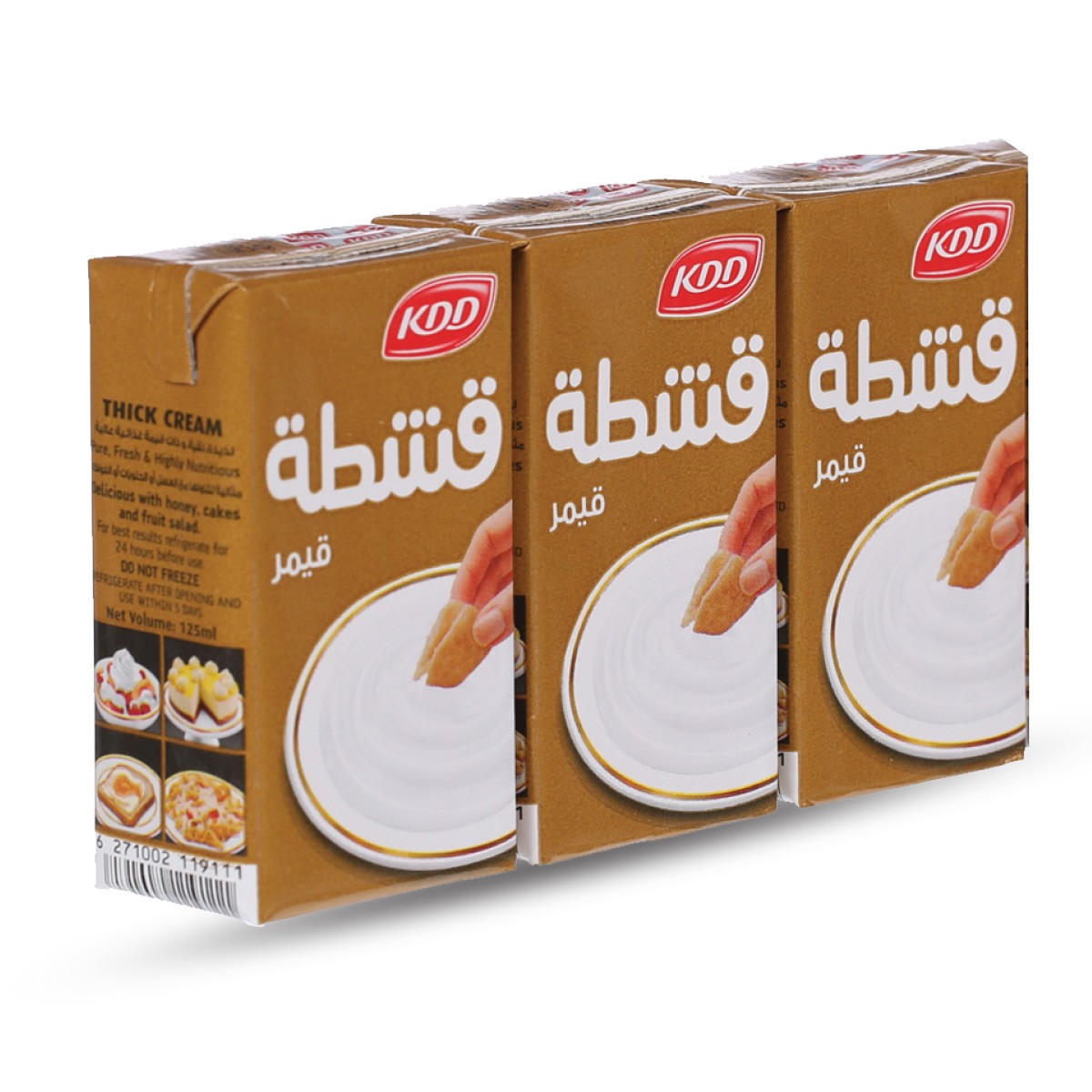 KDD Thick Cream 3x250ml