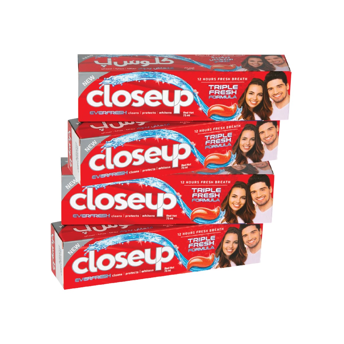 Close Up Red Tooth paste 4x75ml