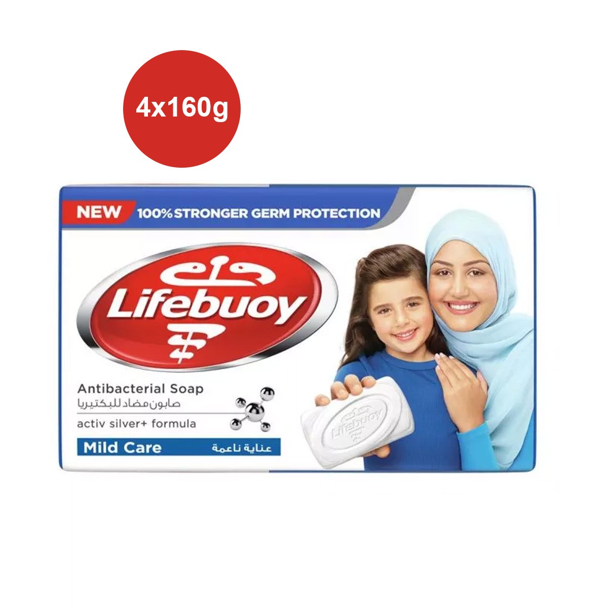 LIFEBUOY SOAP MILD CARE 4X160G
