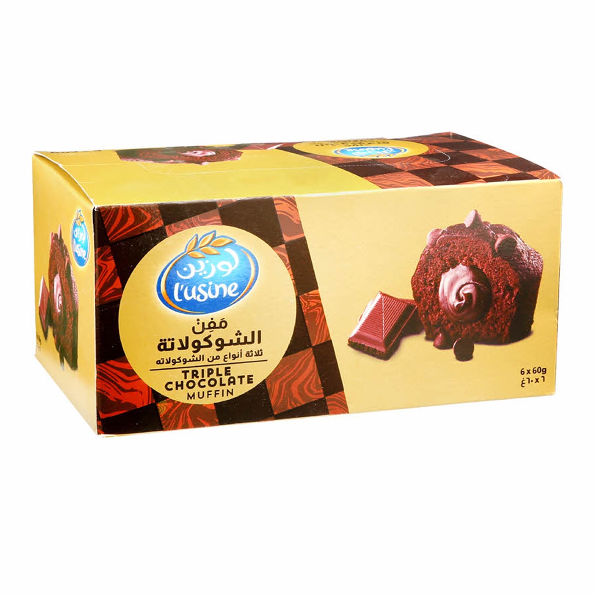 L'usine Triple Chocolate Muffin 6x60g