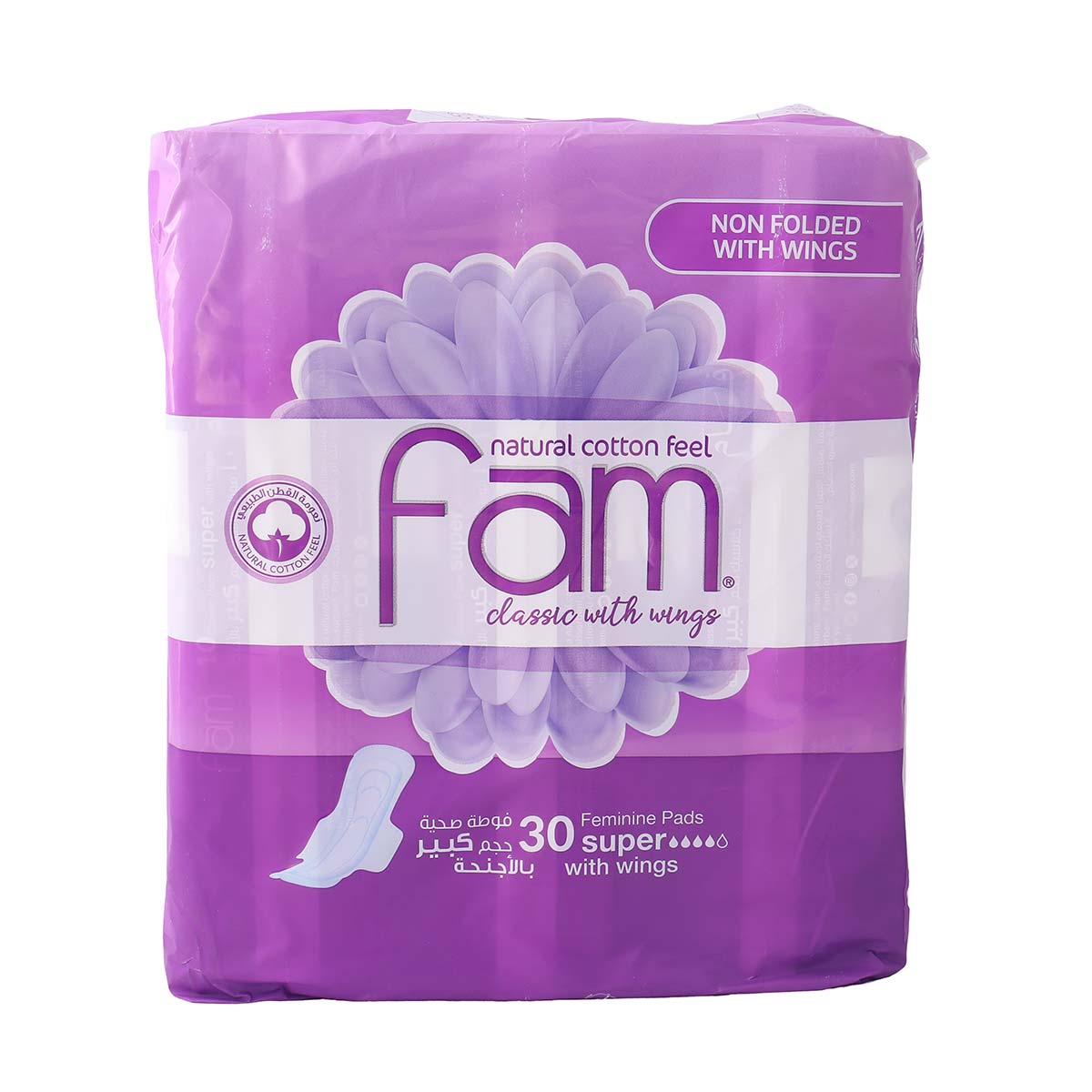 Fam Feminine Pads Super with Wings 30 Pads