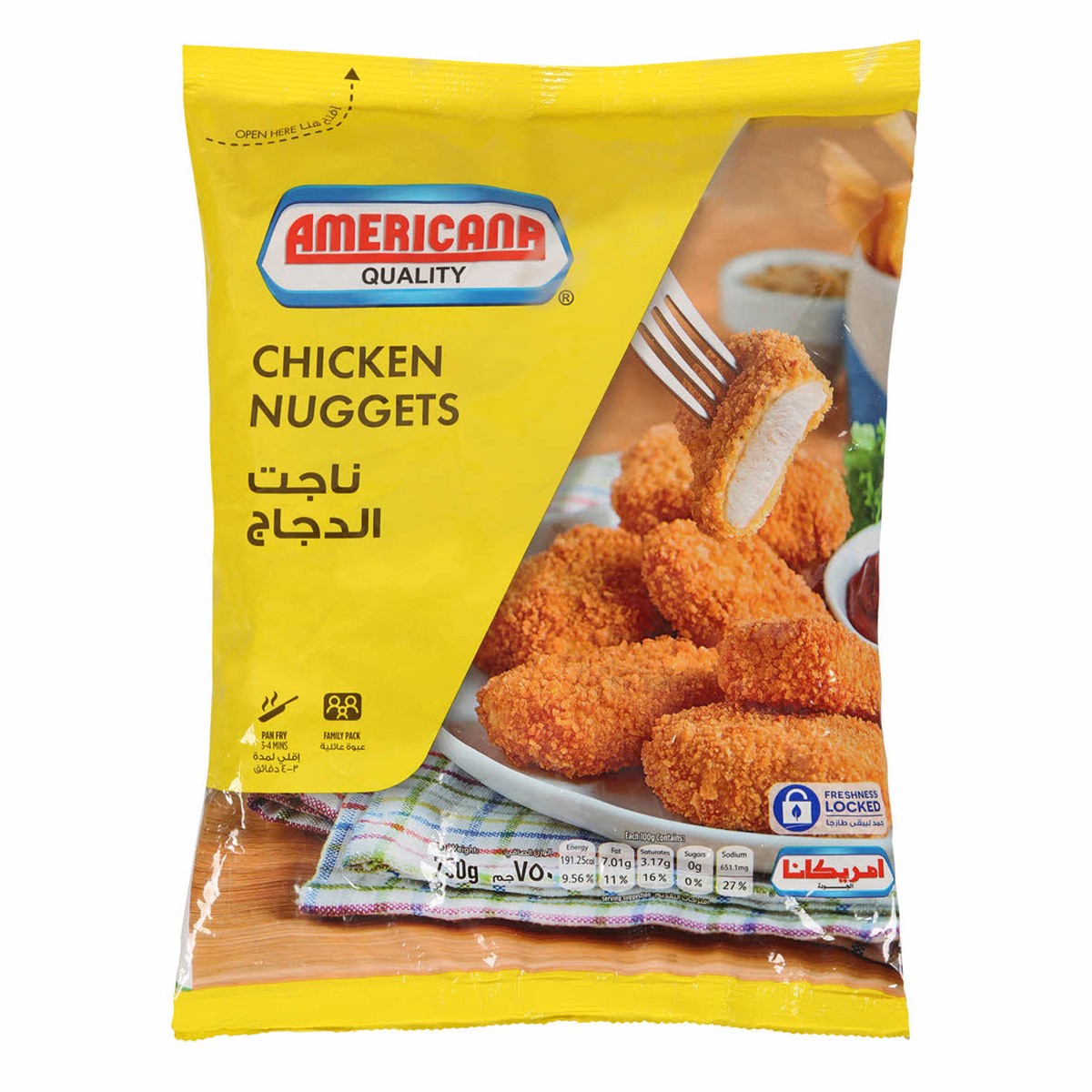 Americana Chkn Nuggets 750Gm