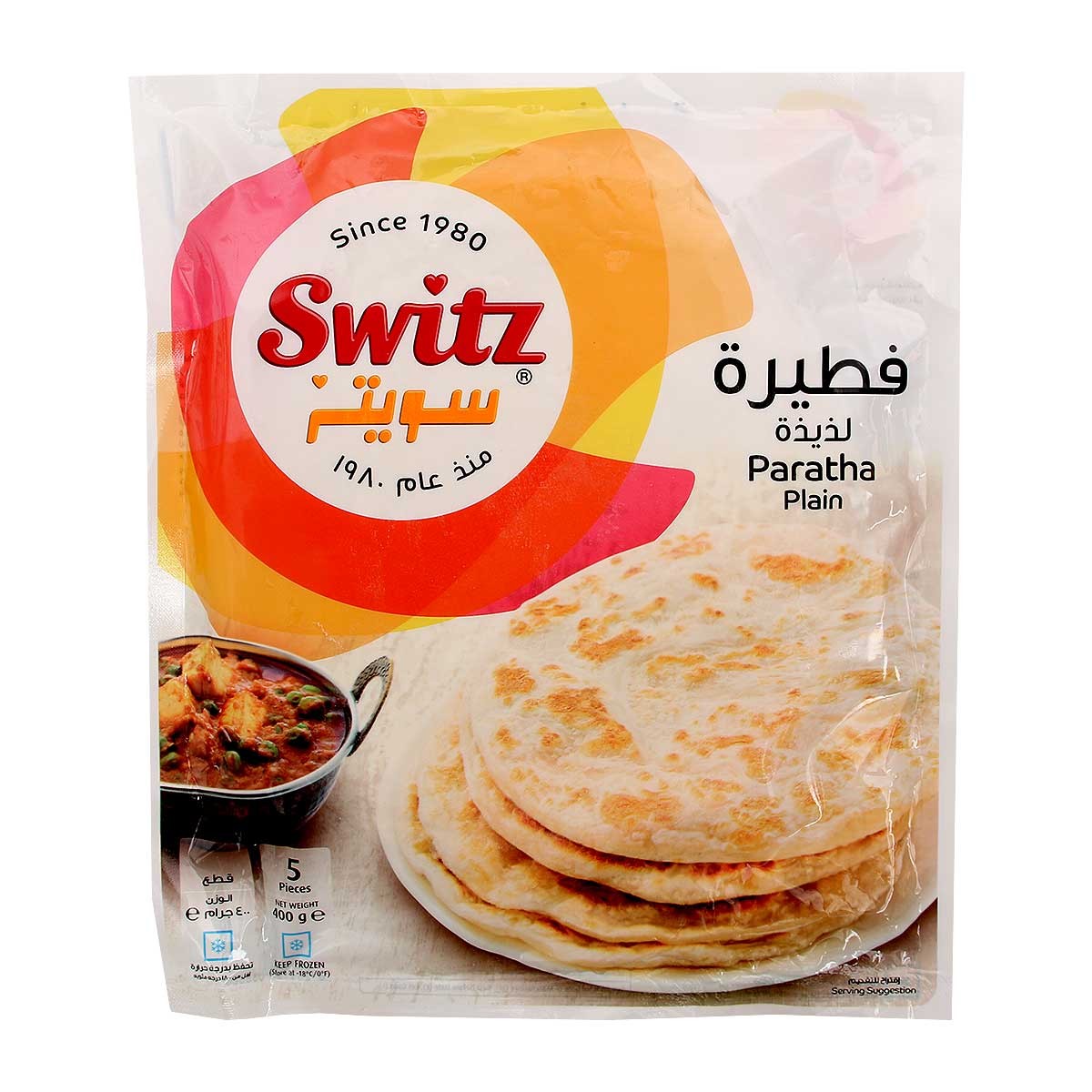 Switz Plain Paratha 400Gm