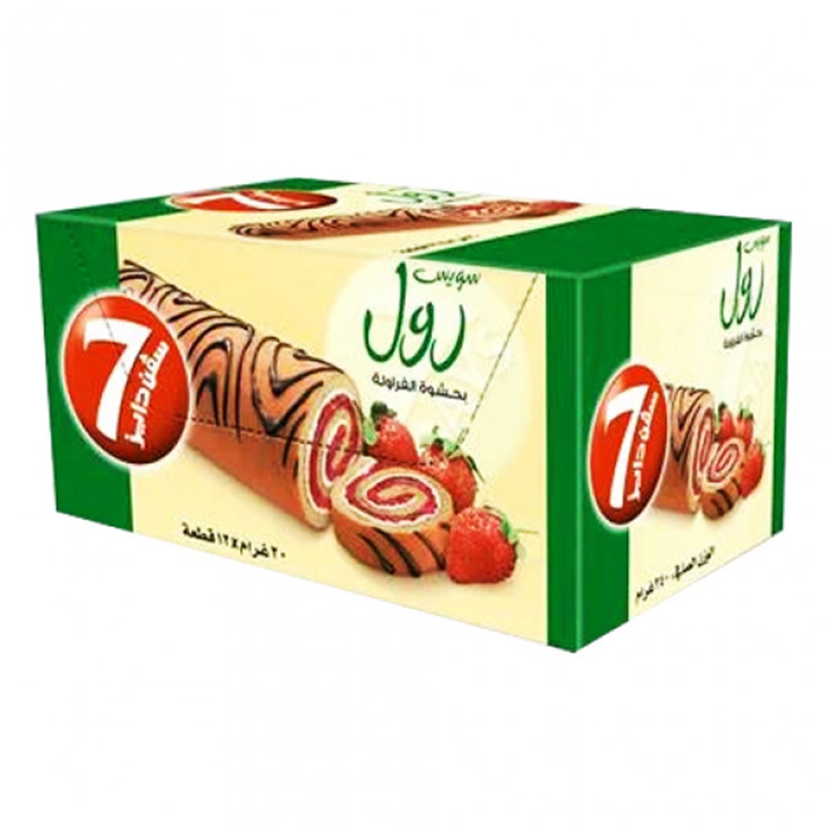 7Days Swiss Roll Mini Strawber