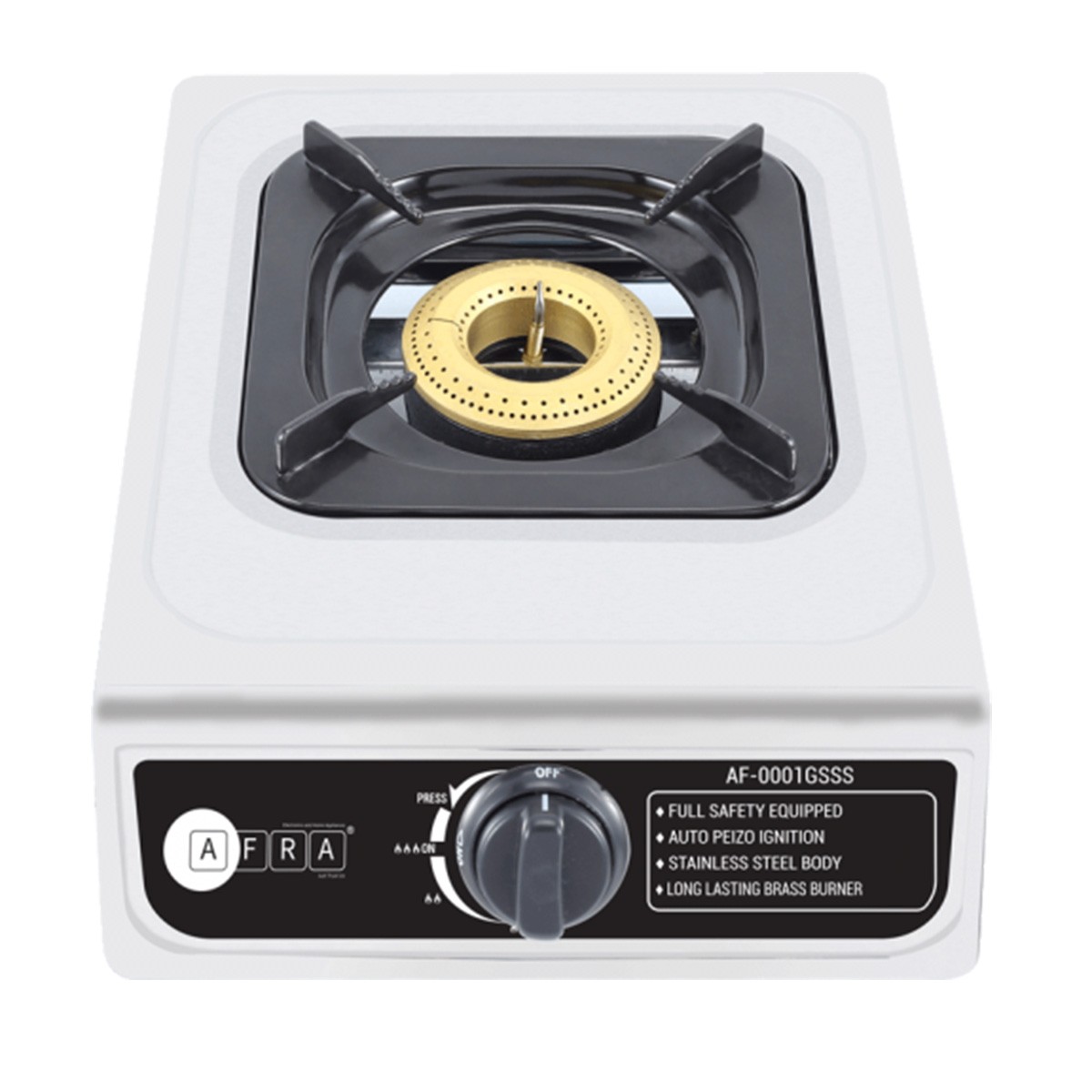 Afra Single Burner Gas Stov Ss