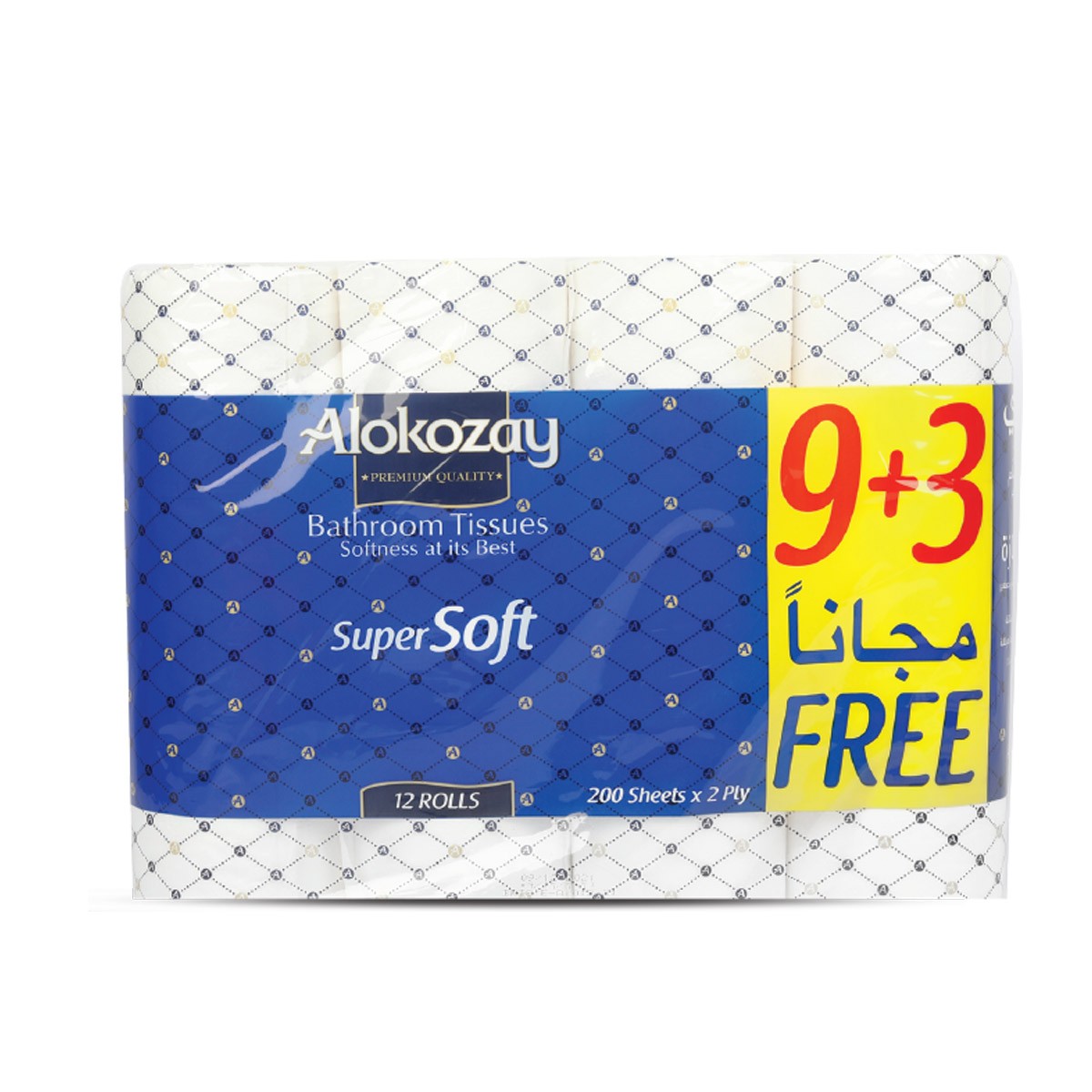 Alokozay Bathroom Tissue 12x200x2ply