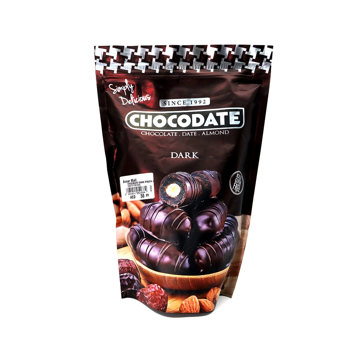 Chocodate Dark Pouch 250Gm