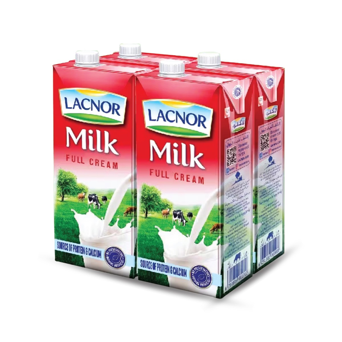 Lacnor Uht Milk Full Crm 4X1Lt
