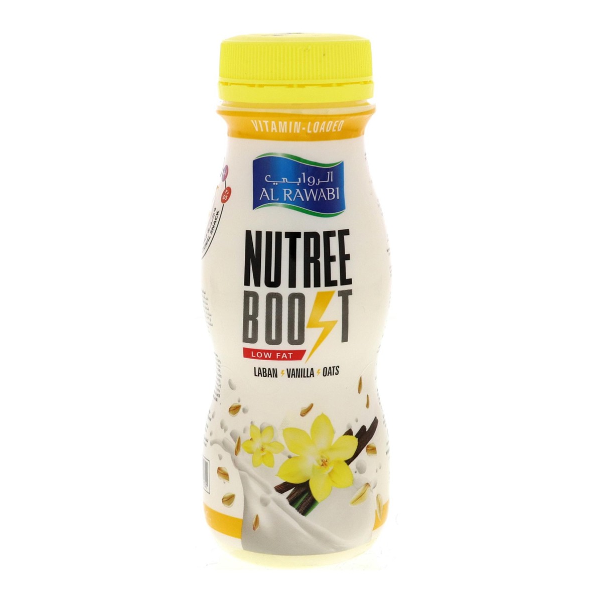 Al Rawabi Nutree Boost Fresh Laban Vanilla & Oats Low Fat Drink 200ml