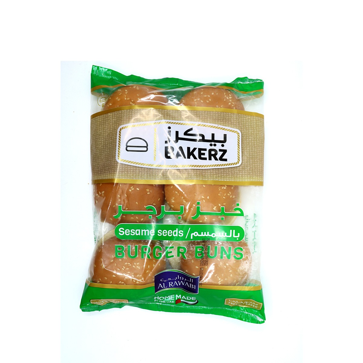 Al Rawabi Bakerz Burger Bun Seeds 6x67g