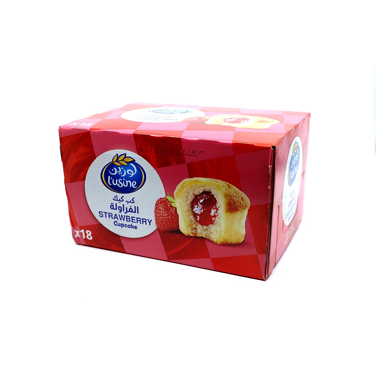 Al Rawabi Bakerz Strawberry Cup Cake 18x30g