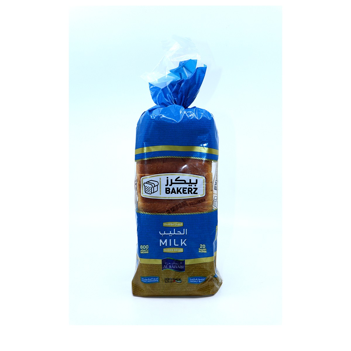 Al Rawabi Bakerz Sliced Milk Bread 600g