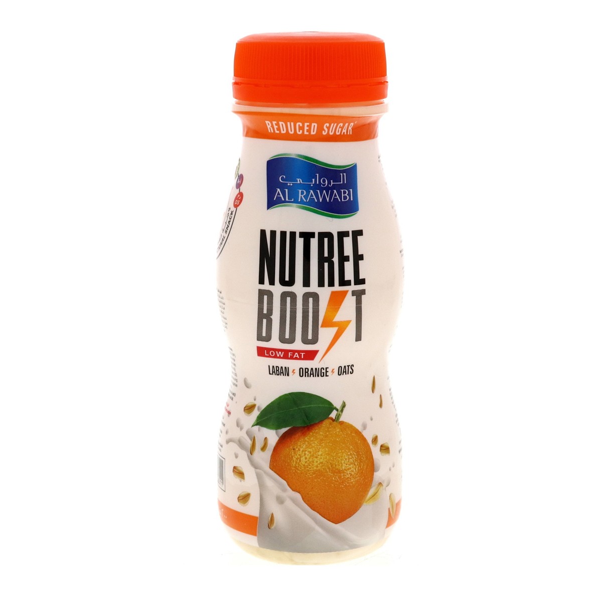 Al Rawabi Nutree Boost Fresh Laban Orange & Oats Low Fat Drink 200ml