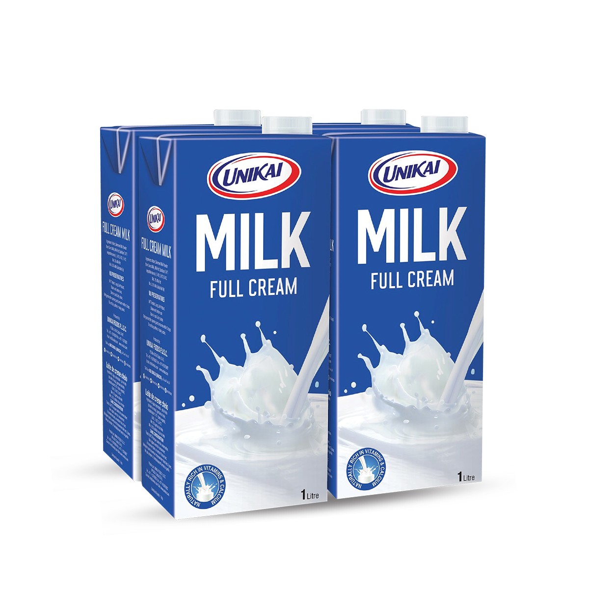 Unikai Uht Milk Full 4X1Ltr